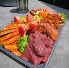6004 Barbecue pakket menu B 5 stuks vlees per persoon